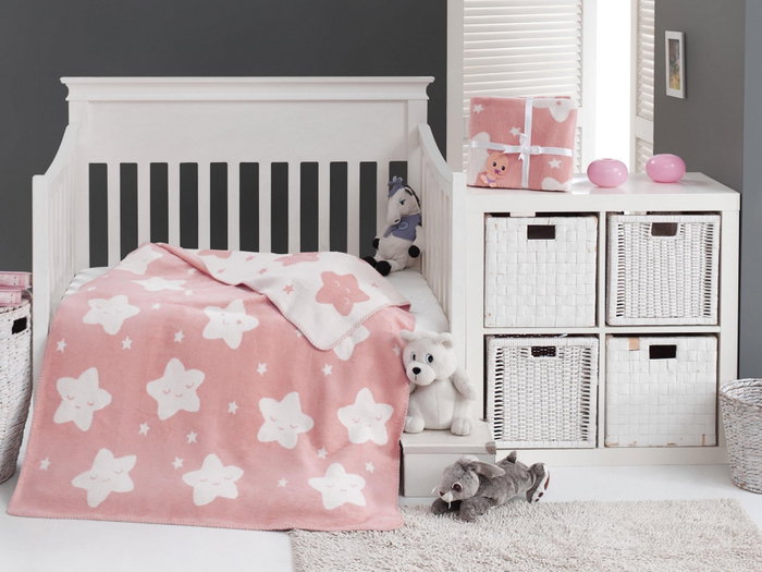 L'essentiel linge de maison Manta Star - Pink L'essentiel linge de maison Manta Star - Pink